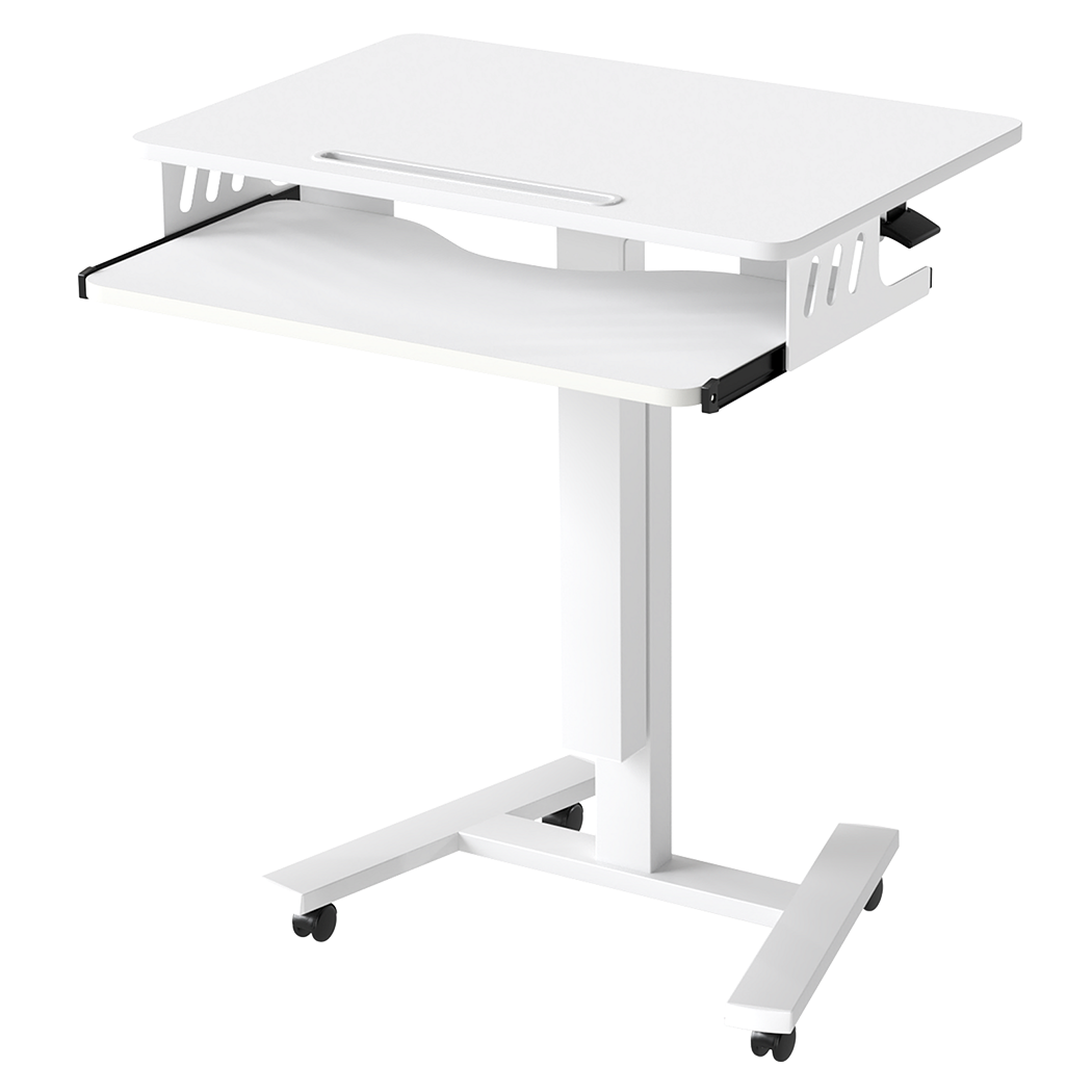 Levede Mobile Standing Desk Adjustable Height Table-2011971109892788232