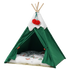 Pawz Pet Tent Dog Cat Tent Bed Washable Indoor Green-2050056804792143880
