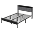 Levede Double Bed Frame Steel Base with Headboard Grey-2006732772936388616