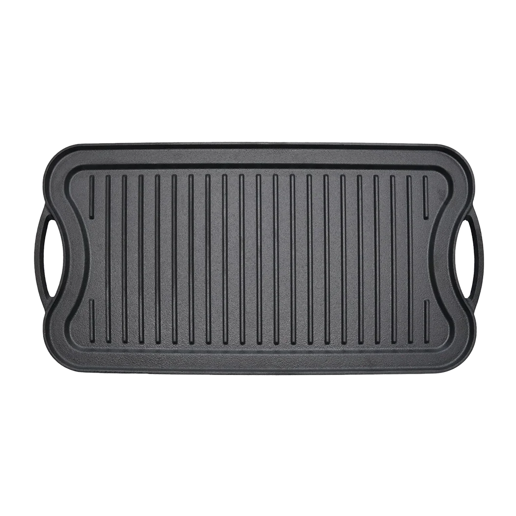 Toque 50.5cm Reversible Cast Iron Griddle Pan Non-Stick-2050056749922258952