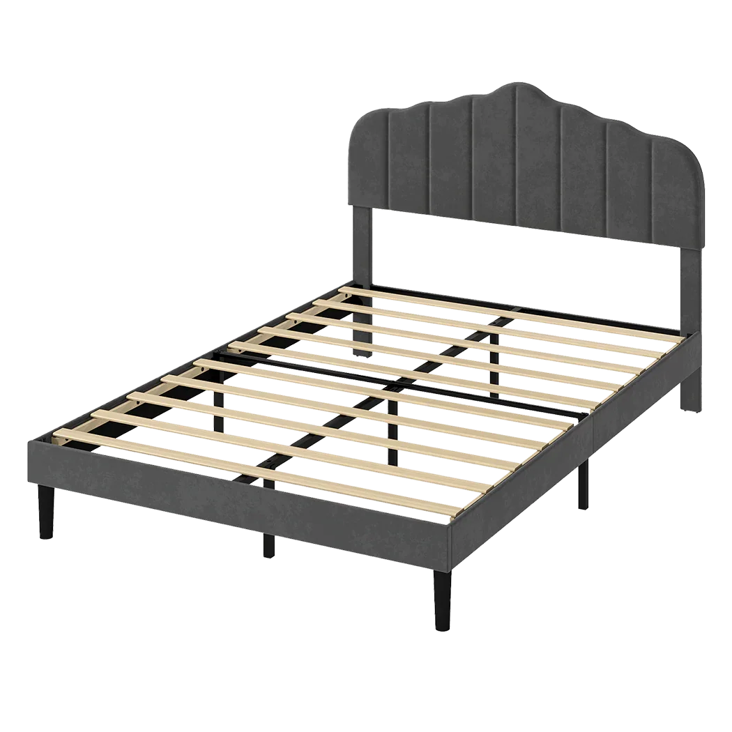 Levede Bed Frame Upholstered Platform Mattress Base Double-2050056909330976776