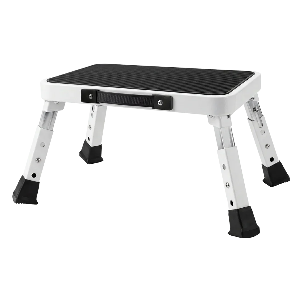 Levede Folding Aluminium Step Stool 150kg 3 Height Adjustable Portable Multi-Use-2050059014036918280