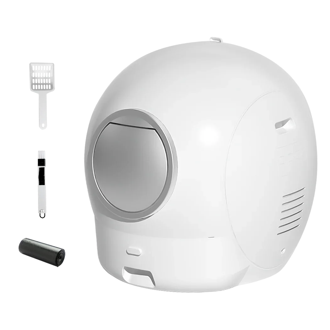 Pawz Self Cleaning Cat Litter Box Large Enclosed Toilet-2018816925135671304
