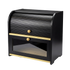 Toque Bread Bin Box 2 Tier Roll Top Bread Bin Kitchen Counter Storage Bamboo-2072893581600886792