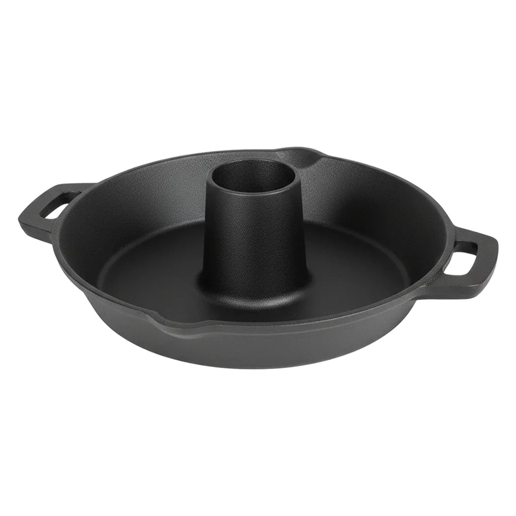 Toque Cast Iron Roaster Stand Non-stick Beer Can Chicken Holder Kitchen Outdoor-2050056855853600776