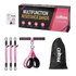 Centra Resistance Bands Set Foot Pedal 3 Tube Adjustable for Home Workout Pink-2100035025125904392