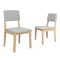 Levede 2x Dining Chair Armless Upholstered Seat-2006732686567280648