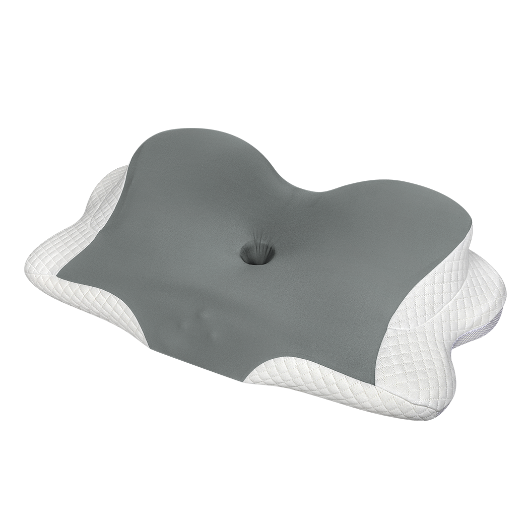 Dreamz Cervical Neck Pillow Ergonomic Memory Foam-2025742031766294536