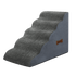 Pawz 5 Steps Pet Stairs Dog Ramp High Density Foam Grey-1919278361910317064