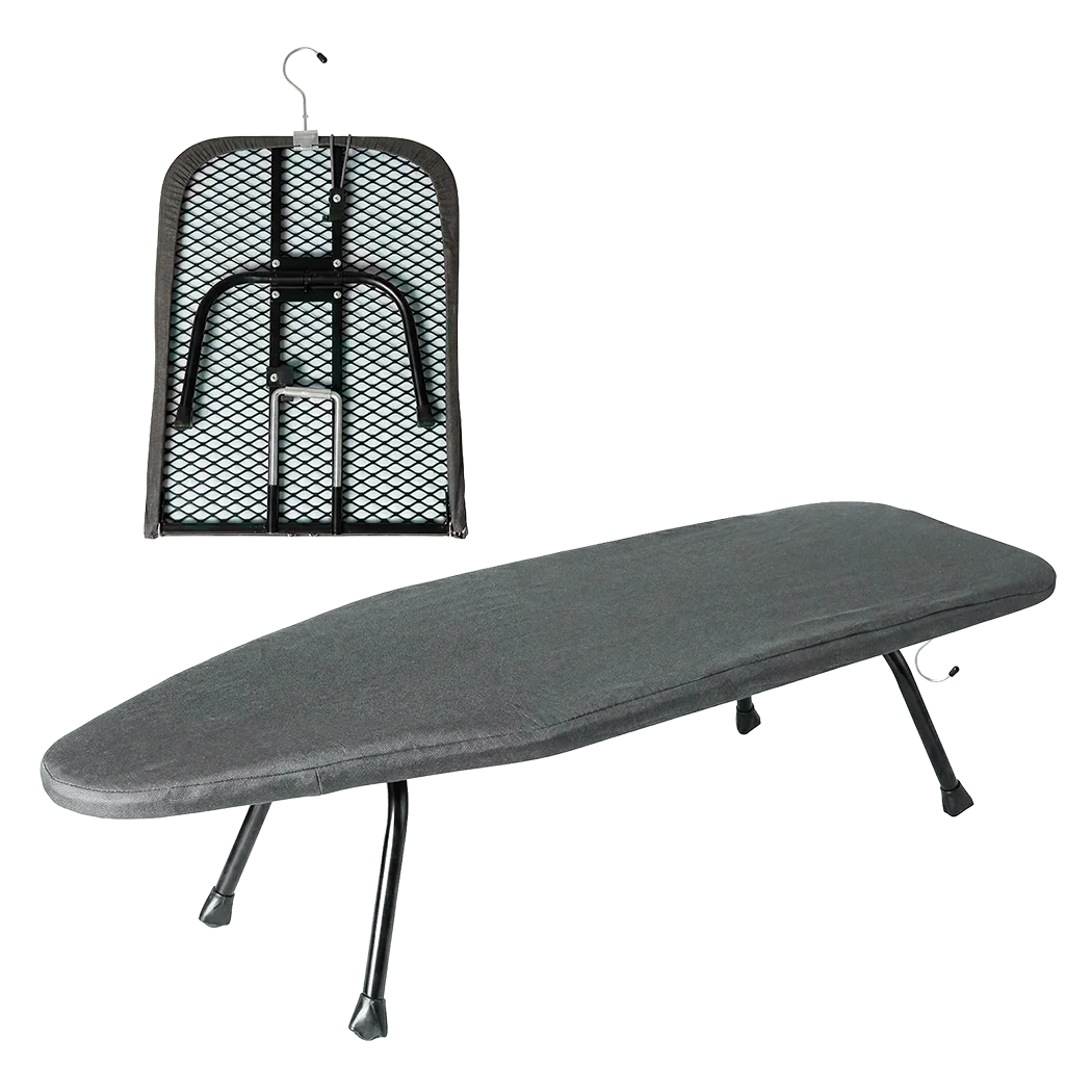 Levede Metal Table Ironing Board Folding Heat Resistant Cover 100% Cotton Pad-2050059021901238280