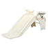 BoPeep Kids Slide Toddler Climber with Hoop Ring Toss for Indoor Outdoor White-2100034970256019464
