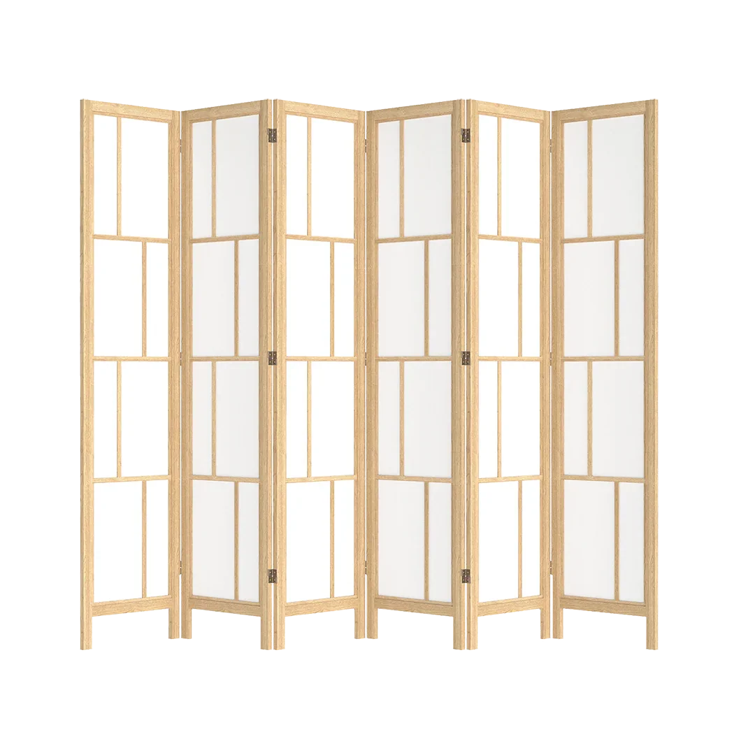 Levede 6 Panel Room Divider 170cm Freestanding Screen-2006733395052335112