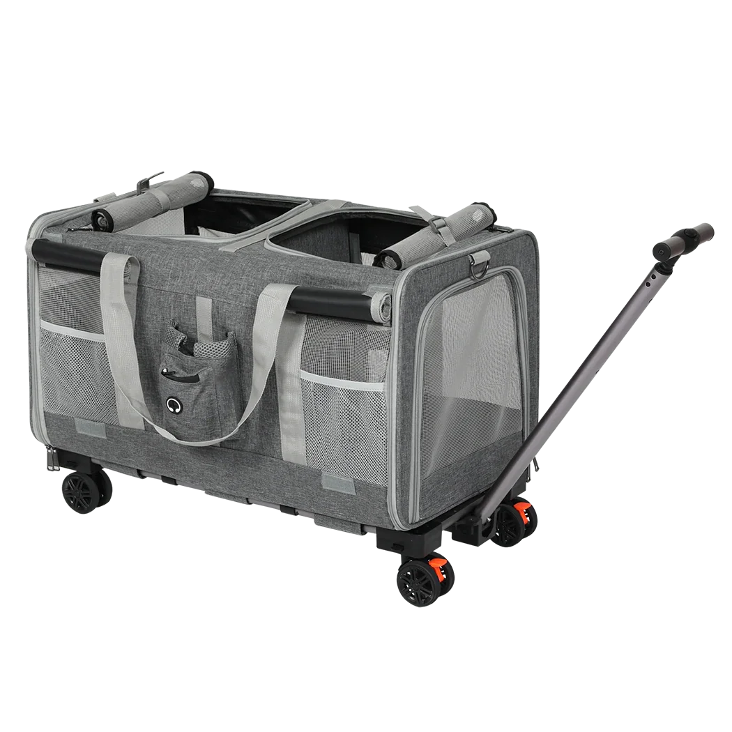 Pawz Pet Carrier 4 Wheel Portable Rolling Foldable-2018816797083570184