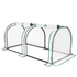 Lambu Mini Greenhouse Dual Zone PE Cover Tunnel Frame for Garden Transparent-2109799597935890441