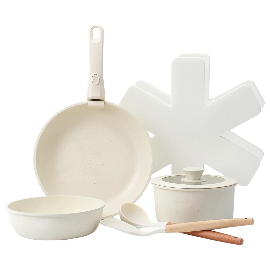 Toque 9-Piece Non Stick Cookware Set Kitchen Fry Pan-2050056750975029256