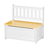 Levede 2-In-1 Kids Toys Storage Bench Box Wooden Chair-1937319824770338824