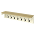 Levede Coat Rack Wall Mounted Shelf 7 Double Hooks Storage Entryway Hallway-2050056761783750664