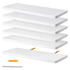 Levede Floating Shelves 6Pcs DIY Wall Mounted Storage Display Bookshelf White-2072893562130927624
