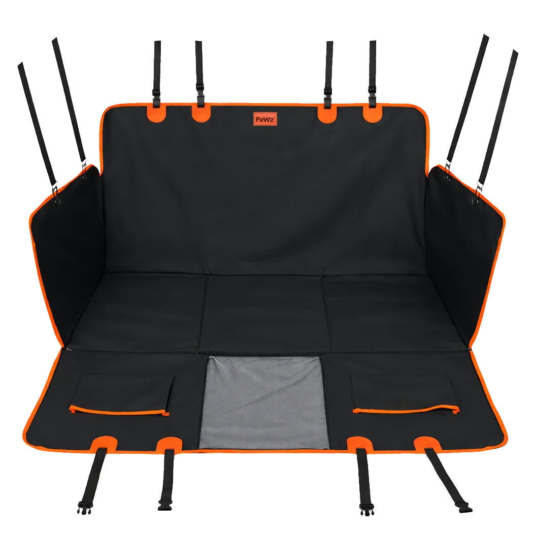 Pawz Dog Car Seat Cover Convertible Pet Back Seat Hammock Protector Waterproof-2050056765910945800