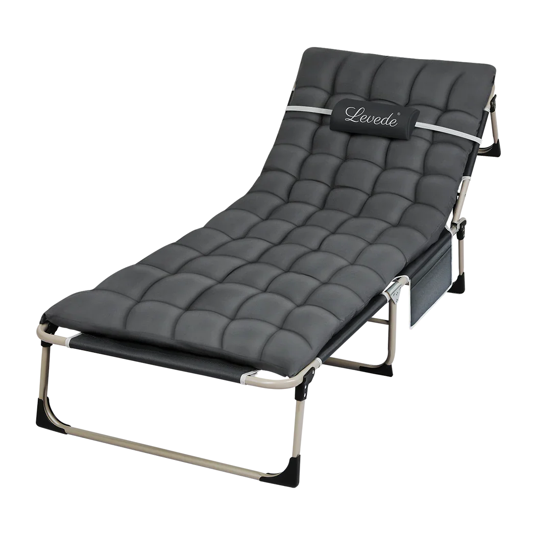 Levede Folding Camping Bed Camp Cots-2006732741529440264