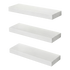 Levede Floating Wall Shelf 3 PCS DIY Wall Mounted Bookshelf Display Storage Rack-2050059023532822536
