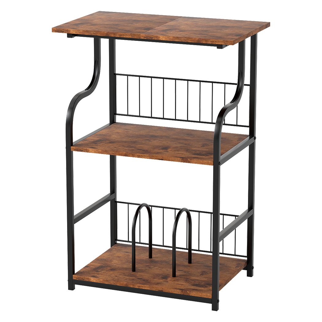 Levede Side Table 3-Tier Storage Shelf Modern Table-2050056752157822984