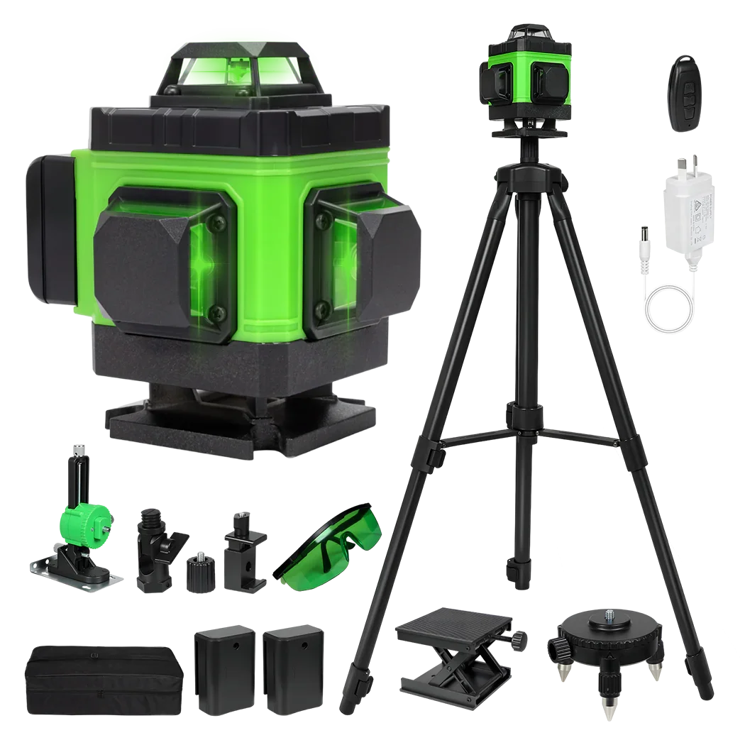 Traderight 16 Lines Green Laser Level Cross Measure Tool Tripod 360�  Rotary-2050056775654313992