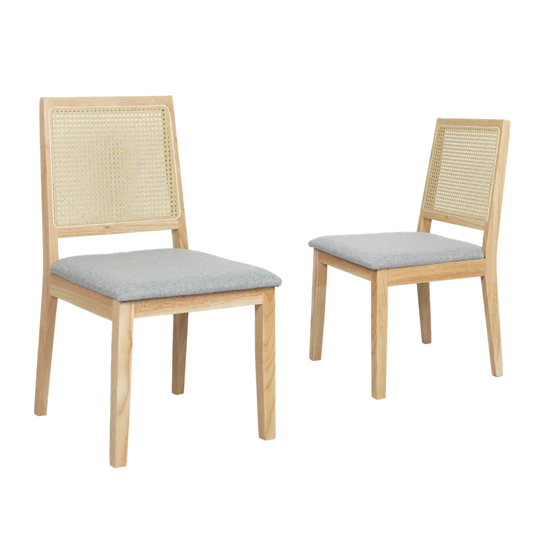 Levede 8XCane Dining Chair Rattan Armless Seat-2006732734906634248