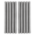 Marlow Blackout Curtains 2X Velvet Room Darkening Eyelet Curtains Decor Grey-2072893567810015240