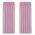 Marlow Blackout Curtains Pink 2 Panels Thermal Insulated Pom Pom 132cm x 213cm-2072893564165165064