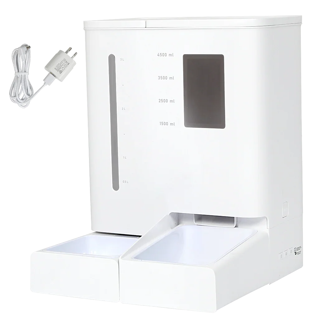 Pawz 2-in-1 Automatic Pet Cat Dog Feeder Water Set-2006732706641219592