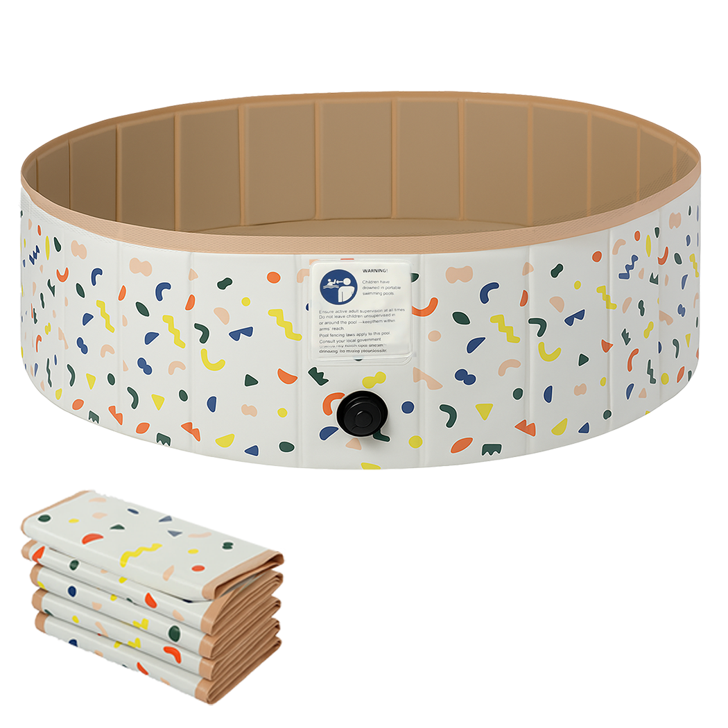 Pawz Dog Swimming Pool Foldable Pet Bath Portable 120cm-2065254666500968456