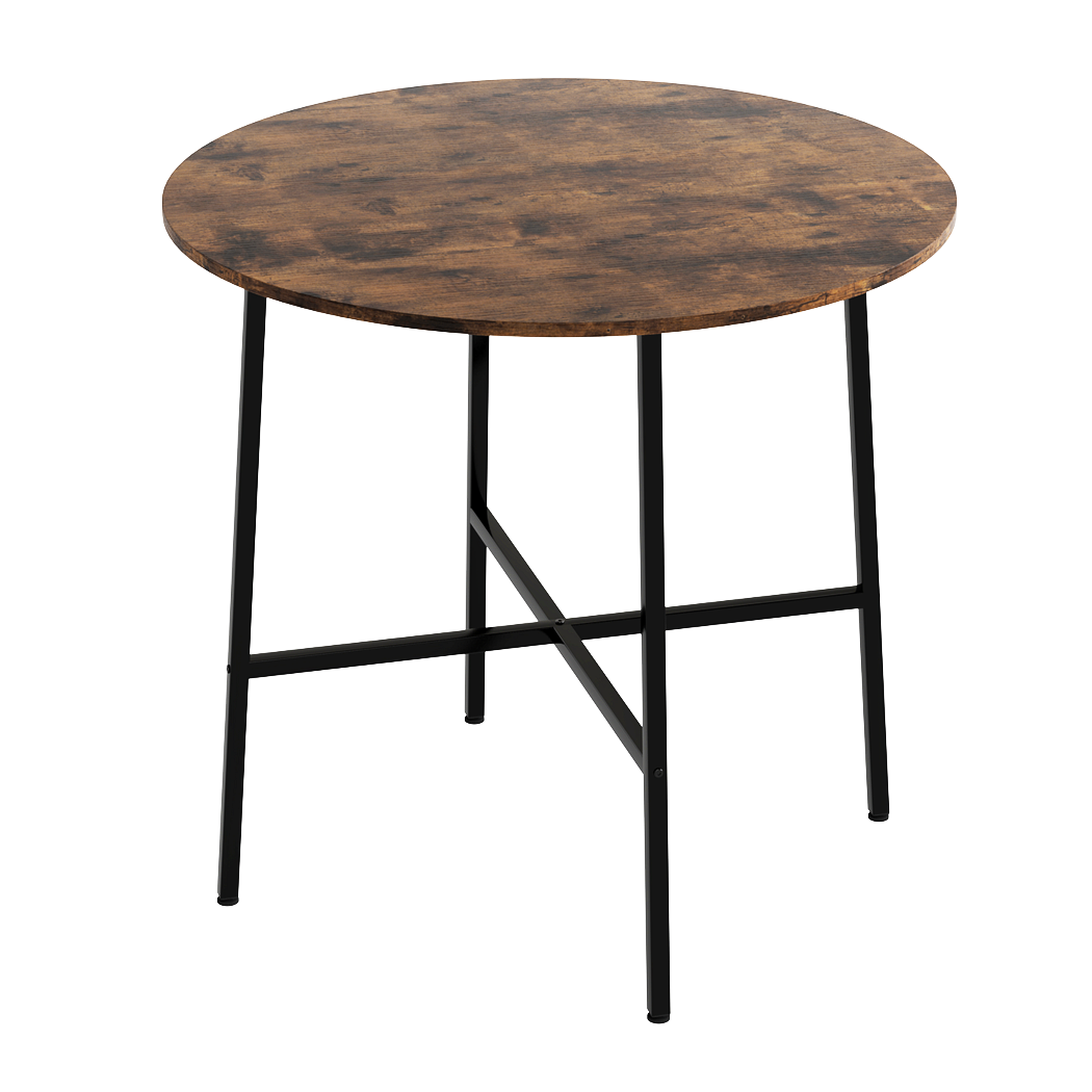 Levede Dining Table Round Kitchen 4 Person Coffee 80cm-2017004931596292104
