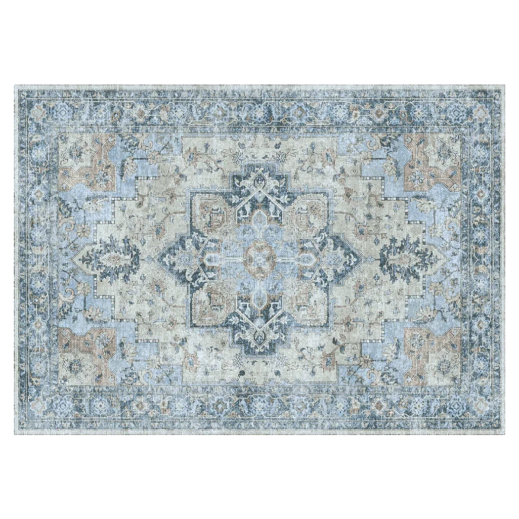 Marlow Floor Rug Vintage Polyester Washable Area Rugs-2050056914762600456