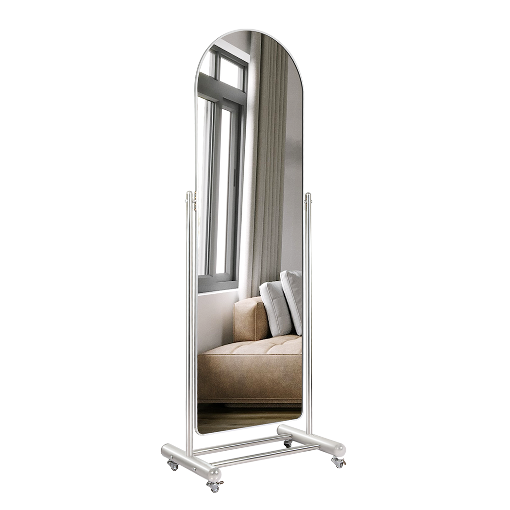 Yezi 165CM Movable Arch Full Length Mirror-2065254435407400968