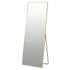 Yezi Rectangular Full Length Mirror 165x60cm Gold Standing Floor Wall Leaning-2050059008483659784