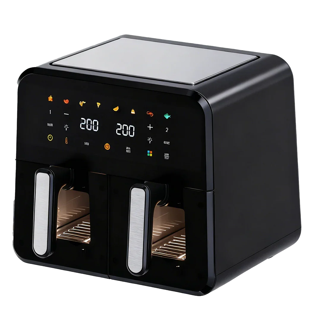Spector 12L Dual Basket Air Fryer Electric Digital Touchscreen Oil Free Family-2050056774341496840