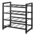 Levede Wine Rack 16 Bottle 4-Tier Metal Display Storage Organizer Adjustable Bar-2061251872504811528