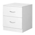 Levede Bedside Table Side Table 2 Drawers Storage Nightstand Bedroom Cabinet-2050056780662312968