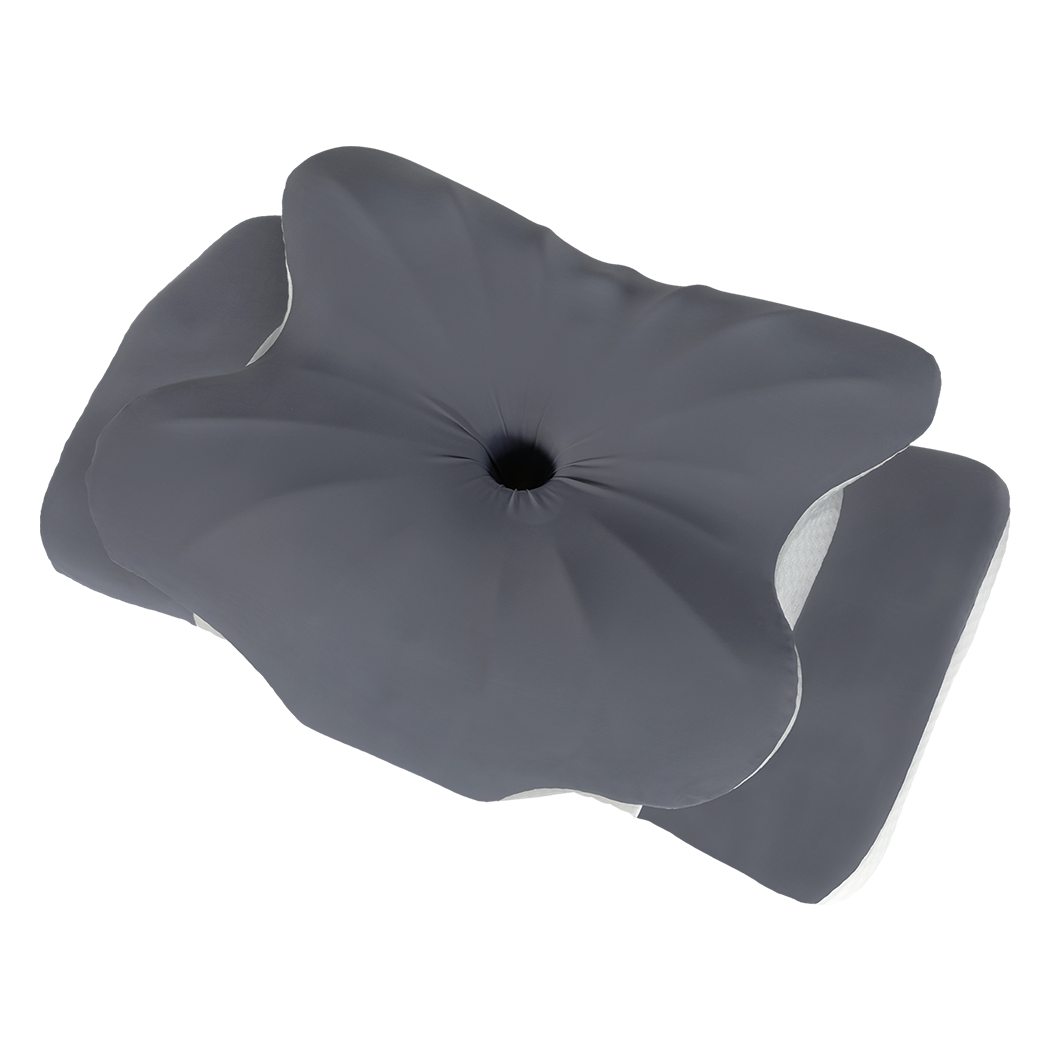 Dreamz Ergonomic Cervical Neck Pillow for Side Back Stomach Sleepers Washable-2061251866569871368