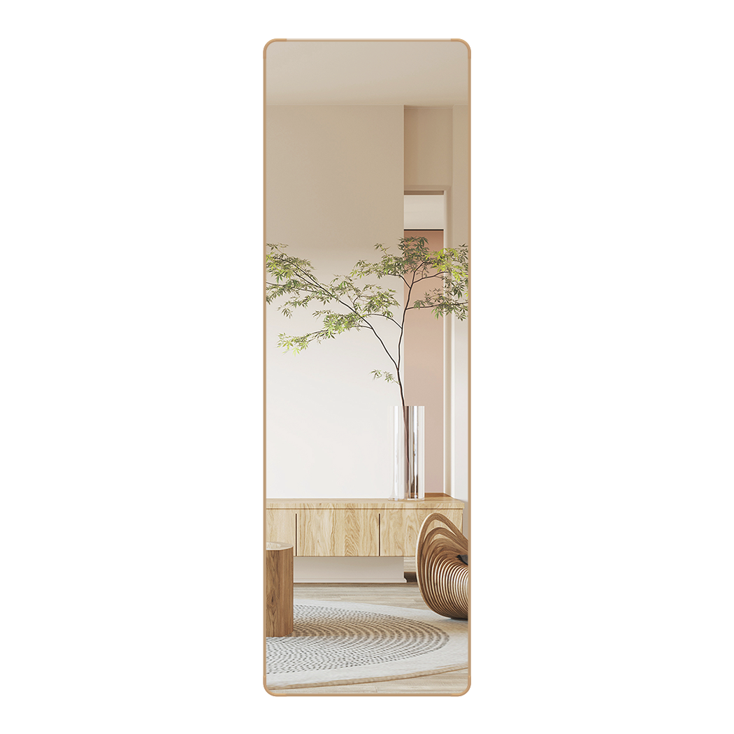 Yezi 120cm Wall Mounted Full Length Mirror Door Hanging-1910112269698732036