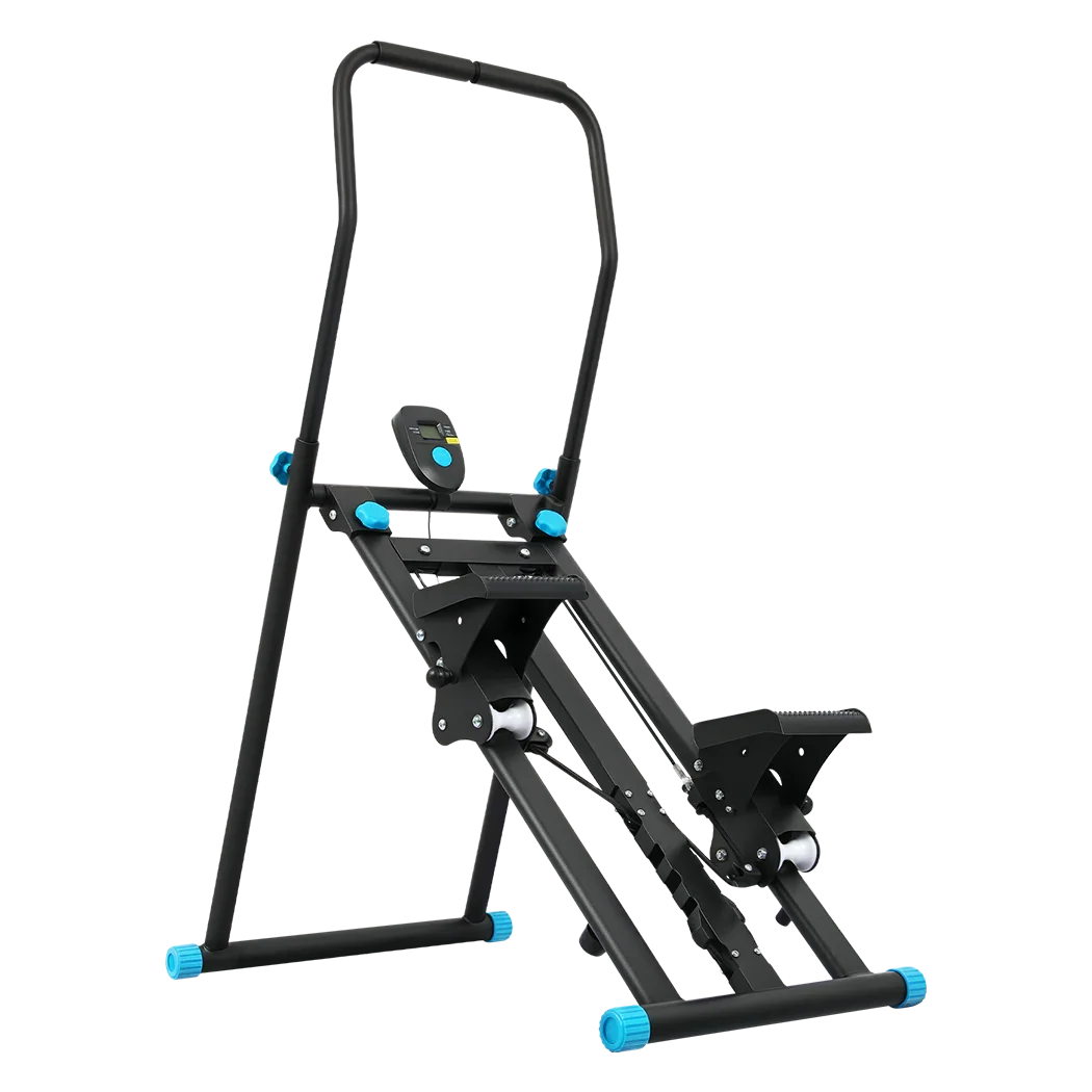 Centra Folding Stepper Machine Adjustable Height  Home Gym Workout Full Body-2050056789109641224