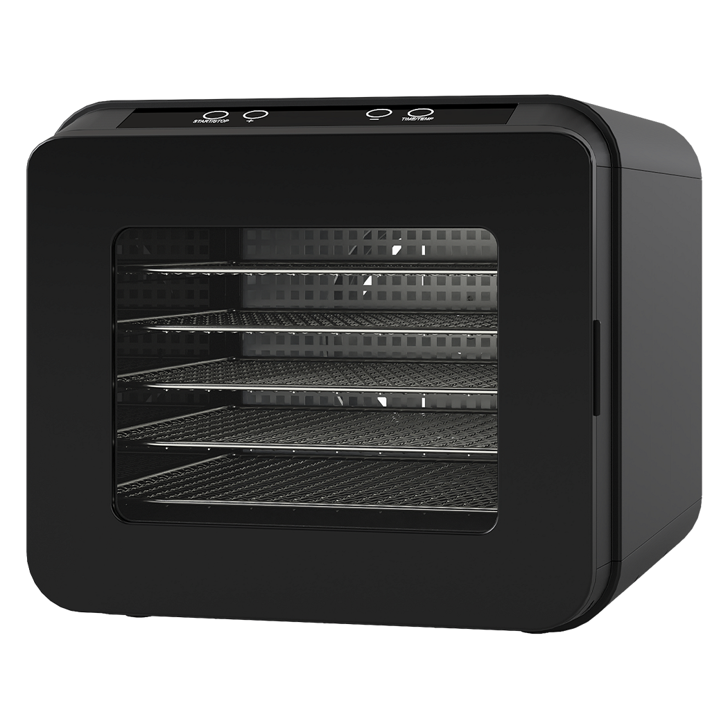 Spector 6 Trays Food Dehydrator Fruit Dehydrators Black-2050056904671105032