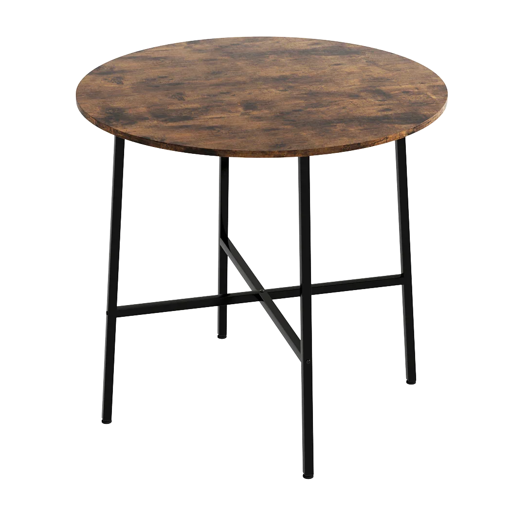 Levede Dining Table Round Kitchen 4 Person Coffee 80cm-2050056814795558920