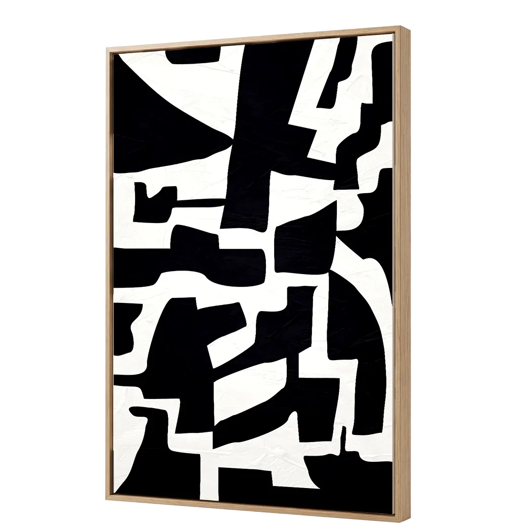 Yezi Modern Wall Art Canvas Abstract 80×120cm Framed Artwork Home Office Decor-2050059007950983176