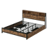 Levede King Bed Frame Industrial Storage LED Charing-2050056748445863944