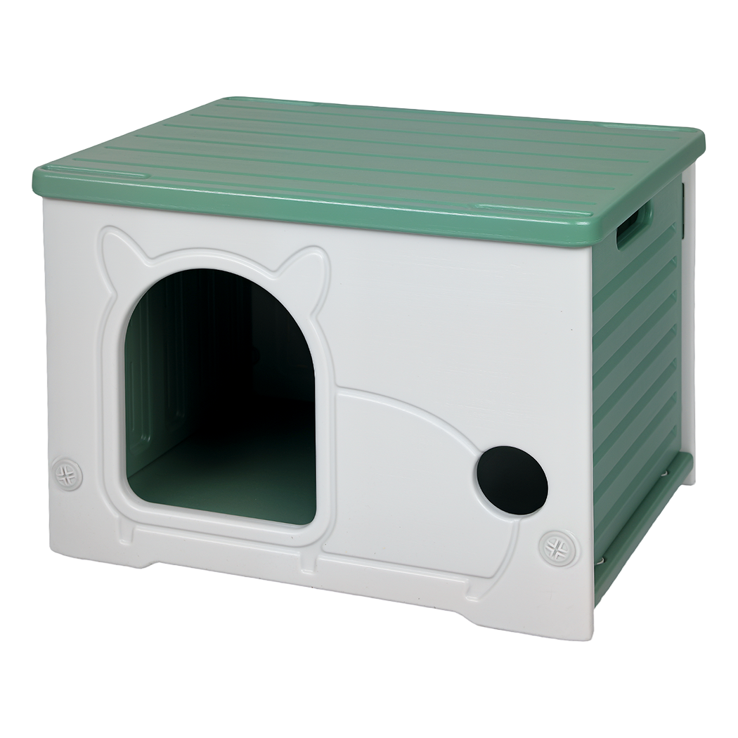 Pawz Outdoor Indoor Dogs Kennel Plastic Puppy Pet House-2050056793257807880
