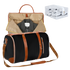 Slimbridge Garment Bags 2 in 1 Hanging Suit Bag Black-1894516795394625544