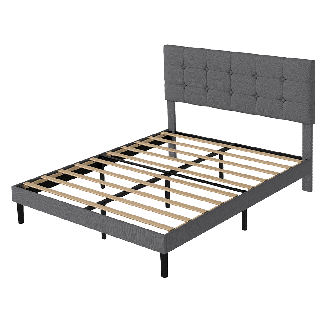 Levede Bed Frame Upholstered Platform Mattress Base Queen-2011971105987891208