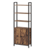 Levede 6 Tier Bookshelf Storage Cabinet Bookcase Display Adjustable Shelves Door-2072893553234808841